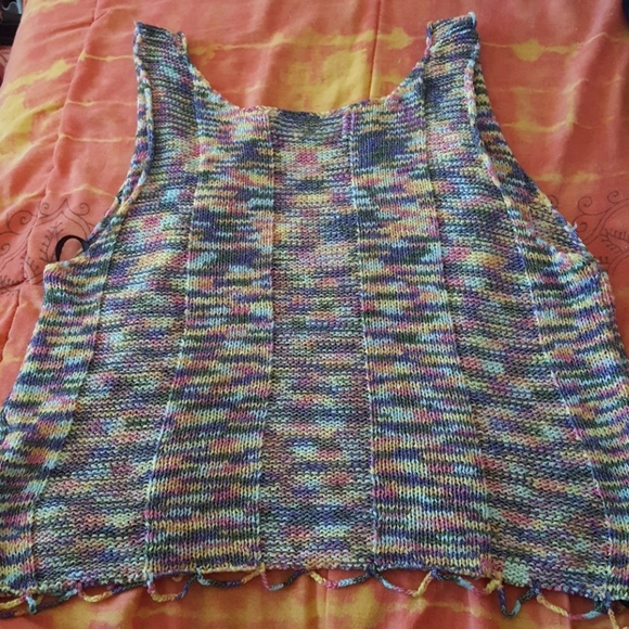 MinkPink multicolor sweater tank top - Picture 2 of 4